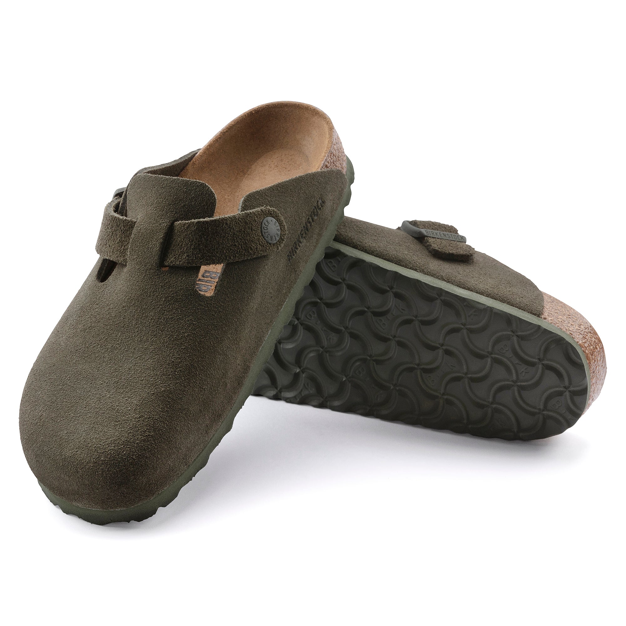 Birkenstock Boston thyme suede