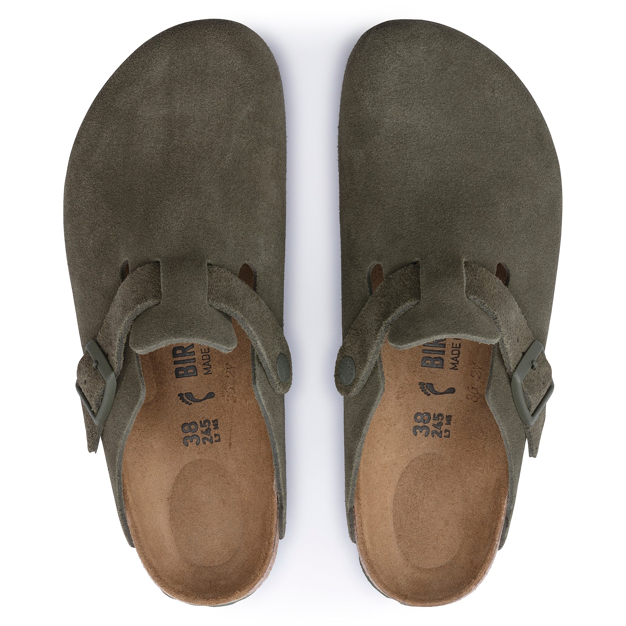 Birkenstock Boston thyme suede