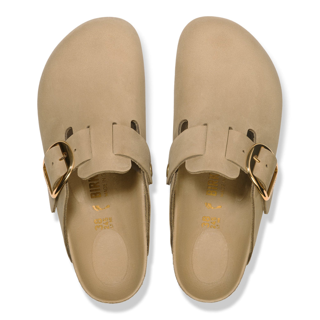 Birkenstock Boston Big Buckle tobacco oiled leather