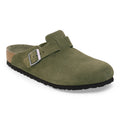 Birkenstock Boston Soft Footbed thyme suede tonal