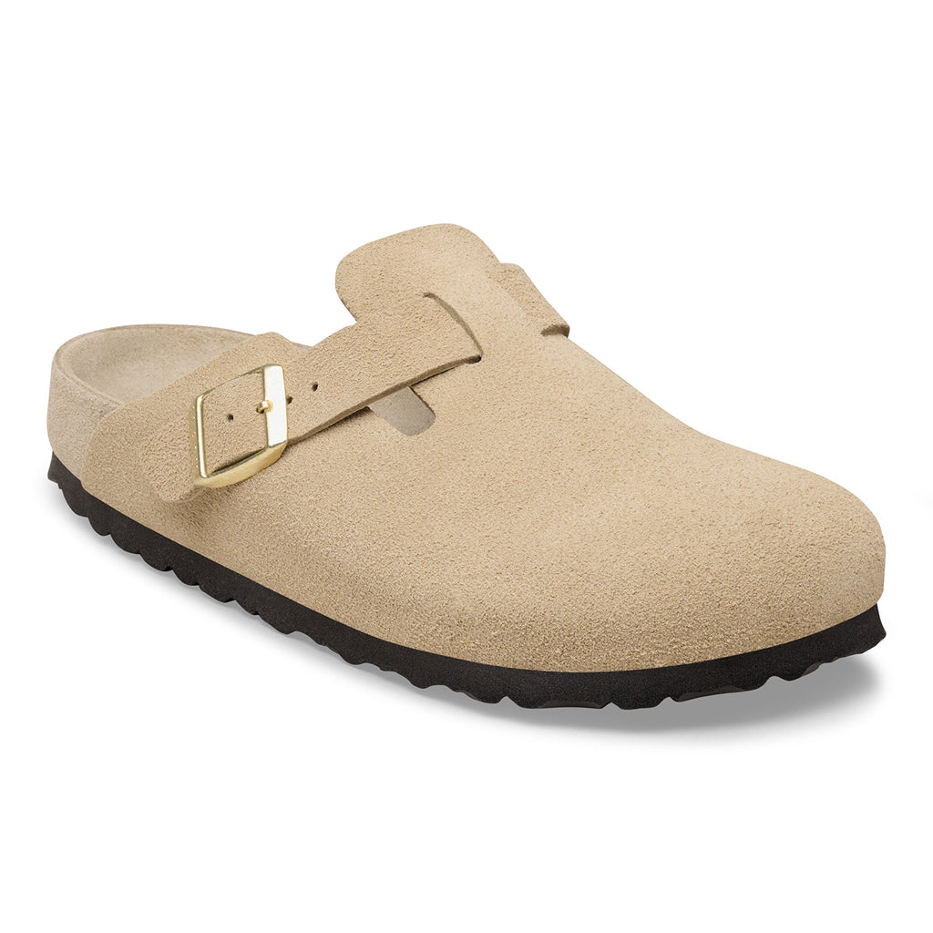 Birkenstock Boston Exquisite taupe suede