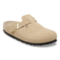 Birkenstock Boston Exquisite taupe suede