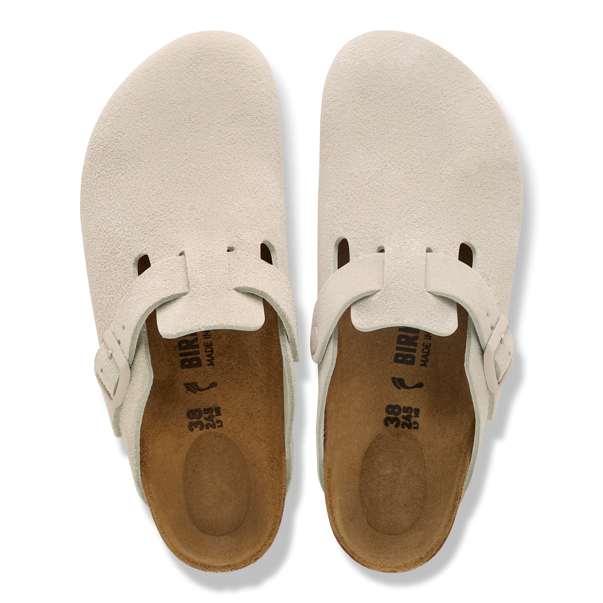 Birkenstock Boston oyster suede