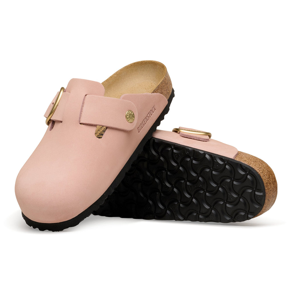 Birkenstock Boston Big Buckle soft pink nubuck