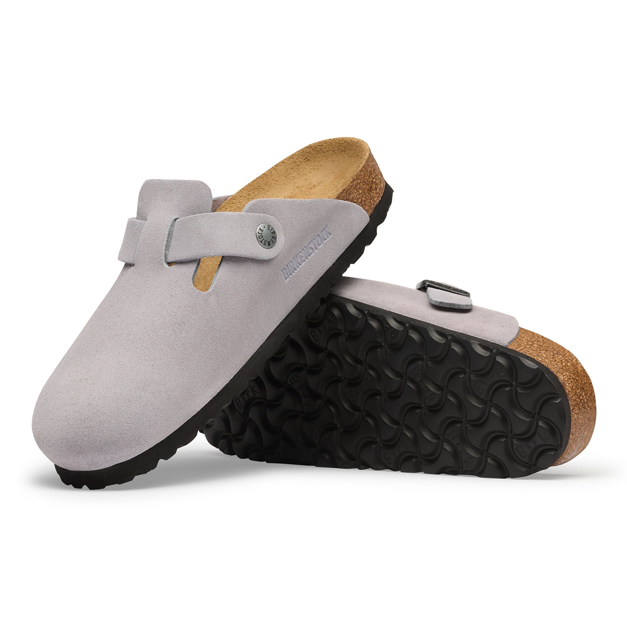 Birkenstock Boston lavender sky suede