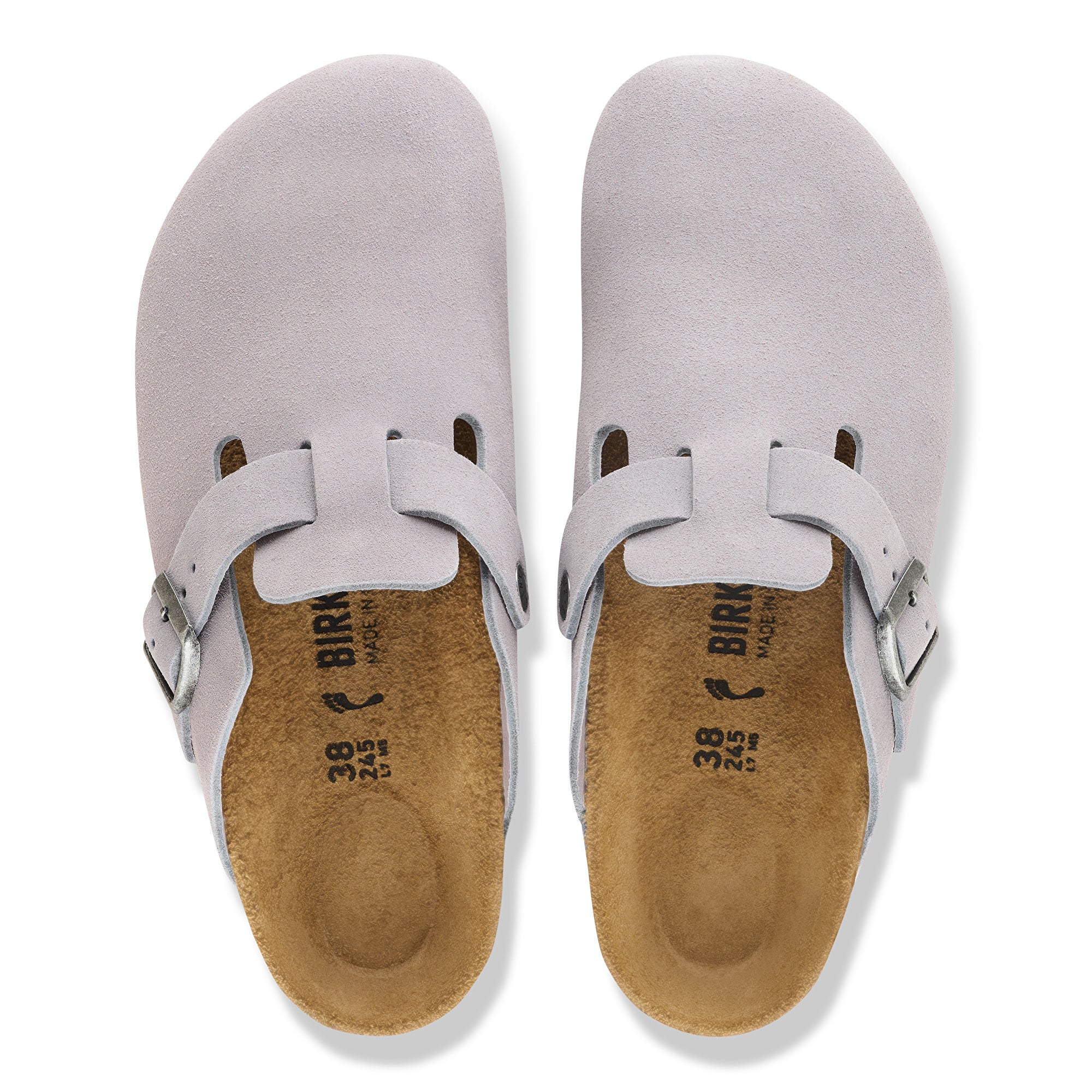 Birkenstock Boston lavender sky suede