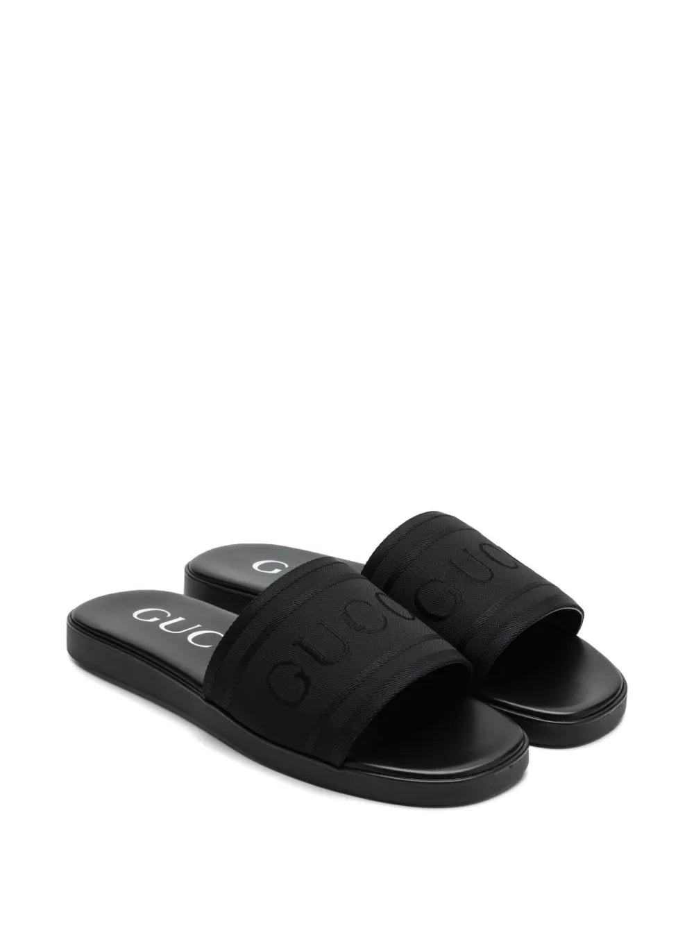 Gucci flip flops con logo bordado