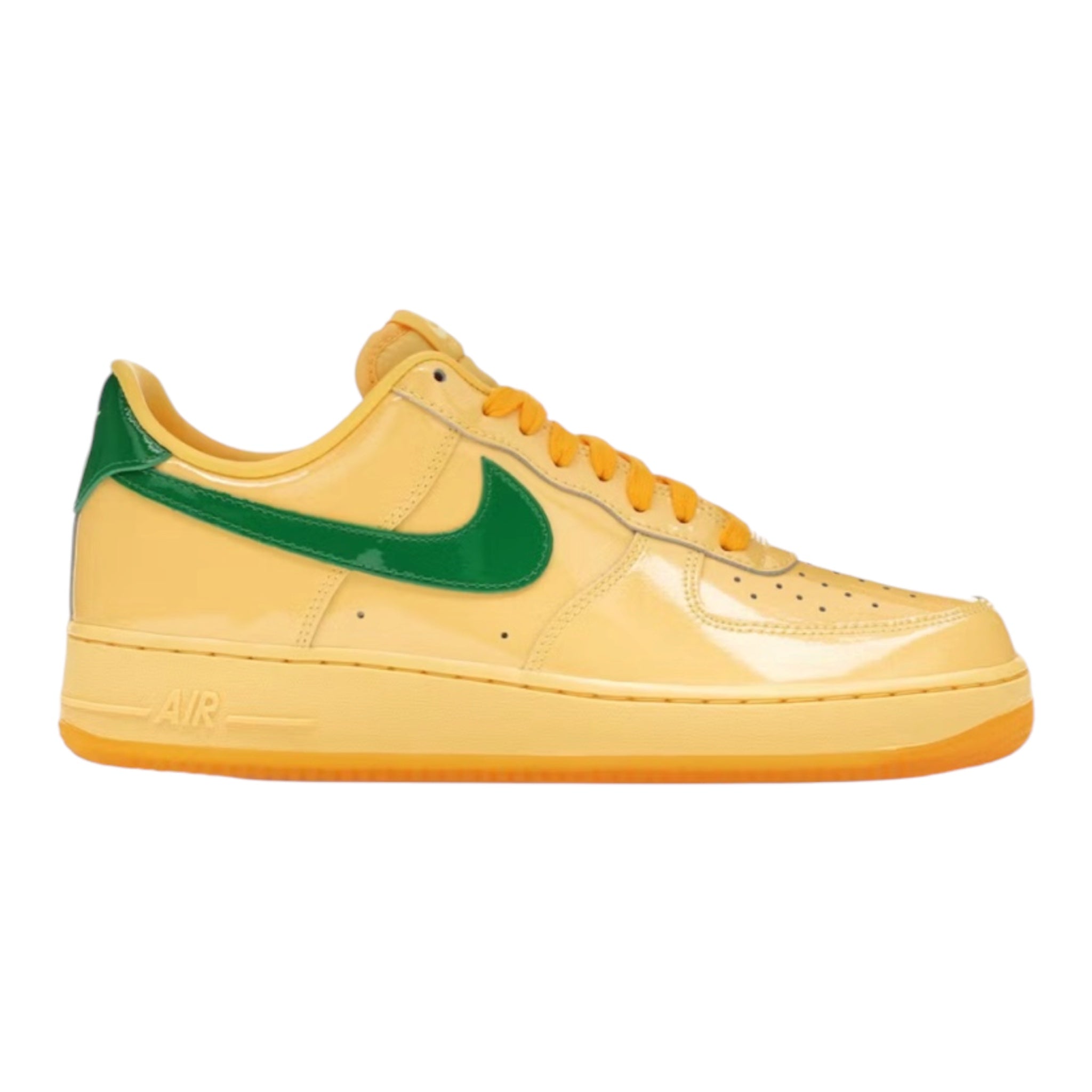 Nike Air Force “Patent Leather Topaz Gold Pine Green”