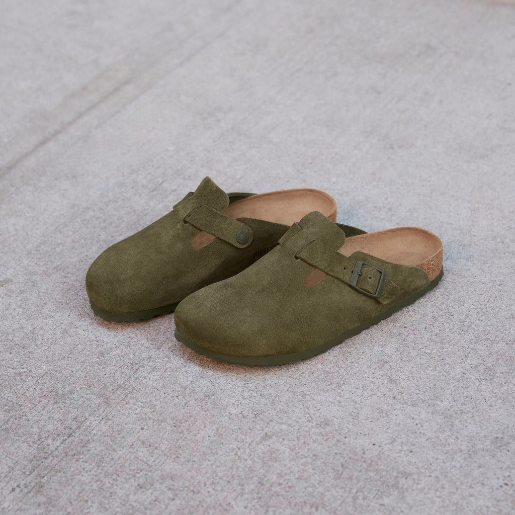 Birkenstock Boston thyme suede