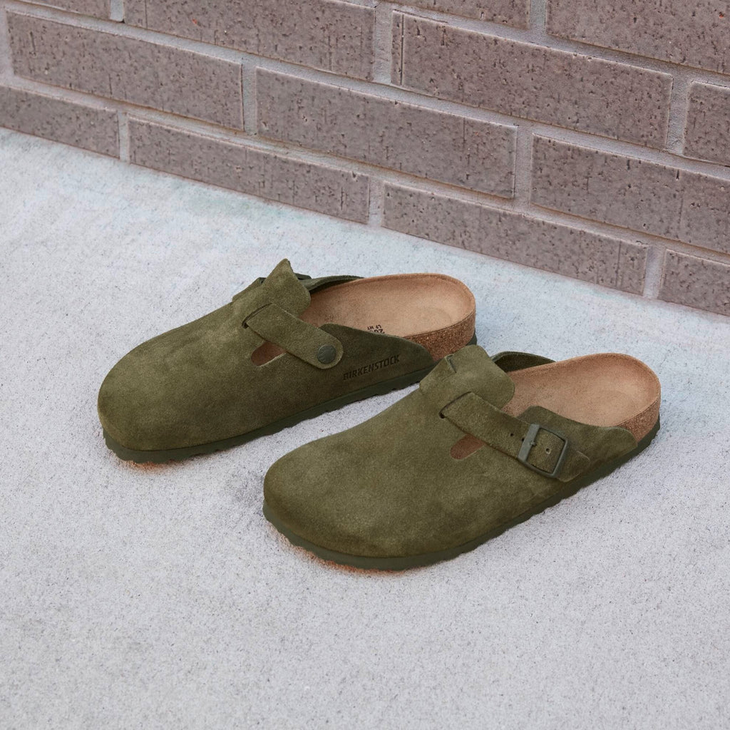 Birkenstock Boston thyme suede